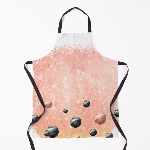 Item preview, Pastel Bubble Tea Peach Galaxy Moon Pattern designed and sold by Jolly-Yosei.
