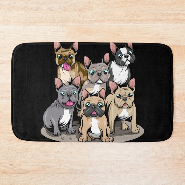 Item preview, Frenchies Group of Dogs French Bulldogs Drawing designed and sold by tncgifts.