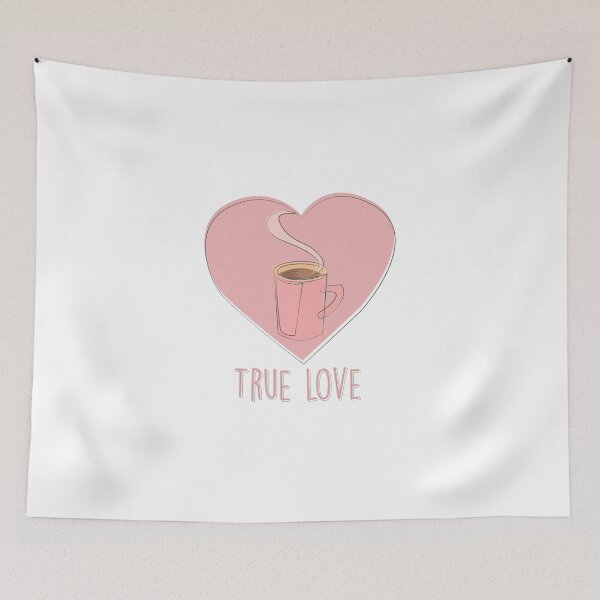 Item preview, True love is Coffe designed and sold by Vikymonkey.