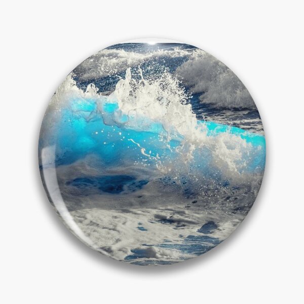 Item preview, Neon Blue Waves designed and sold by James Gunn.