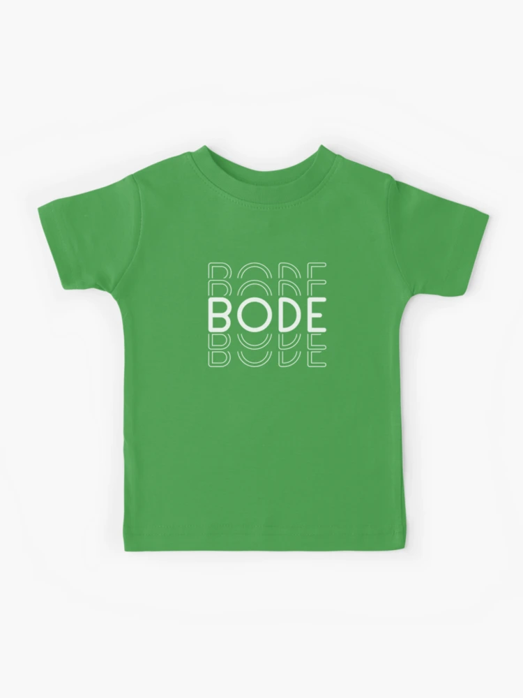 Bode Name in Black and White Style