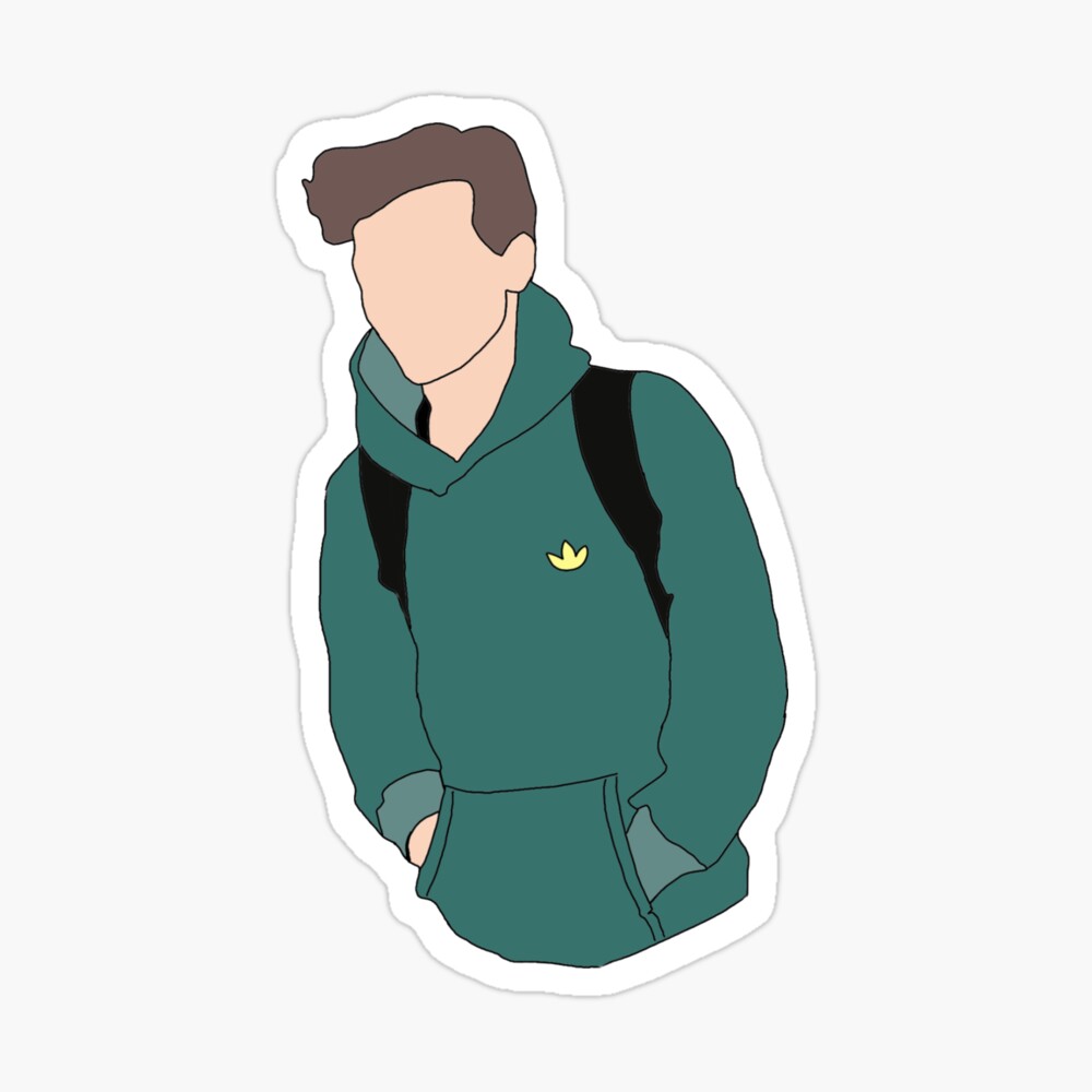 louis tomlinson green hoodie Sticker for Sale by mabes0818