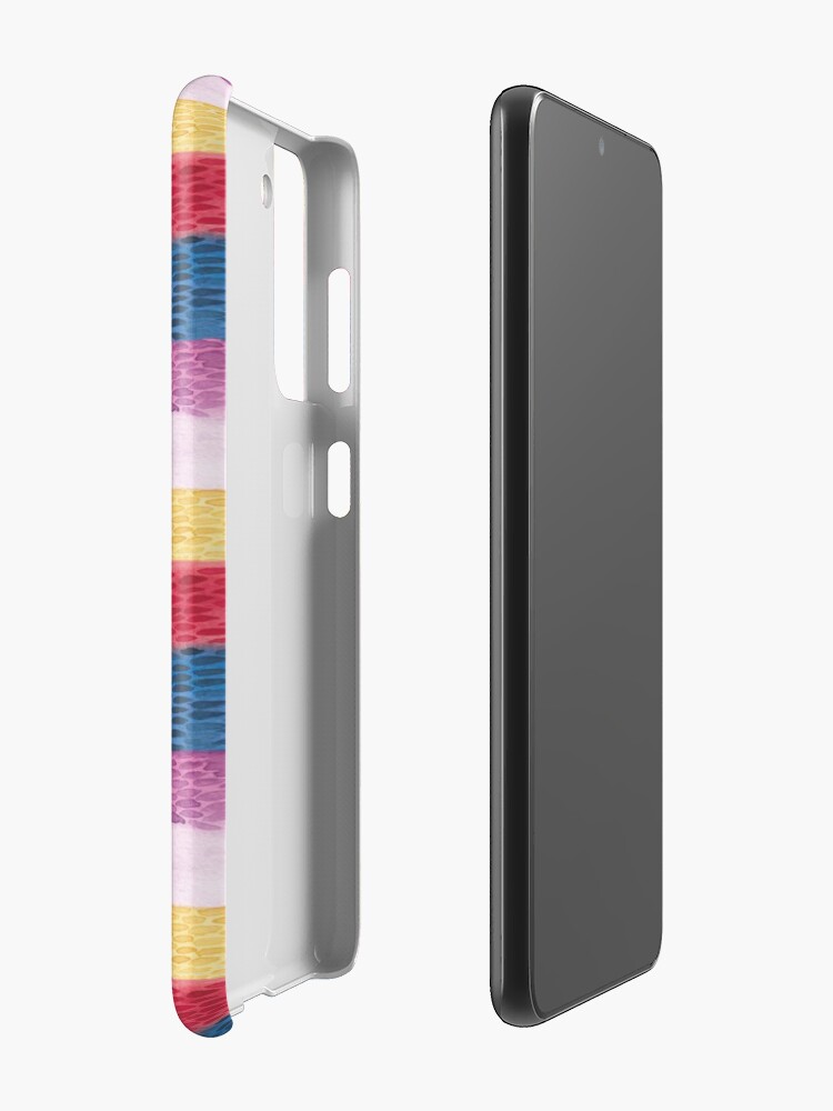 Alternate view of Reptile animal print_ hand painted watercolour Case & Skin for Samsung Galaxy