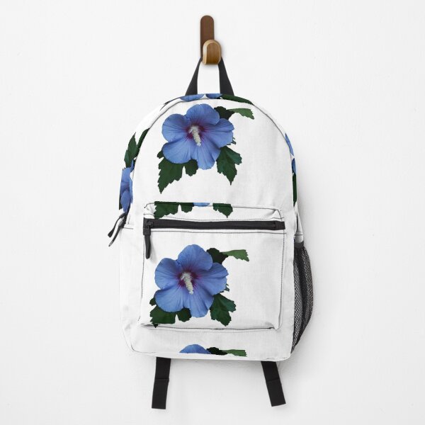 Item preview, Single Blue Satin Rose Mallow Bloom Isolated designed and sold by KbytesOfJax Outdoor and Nature.