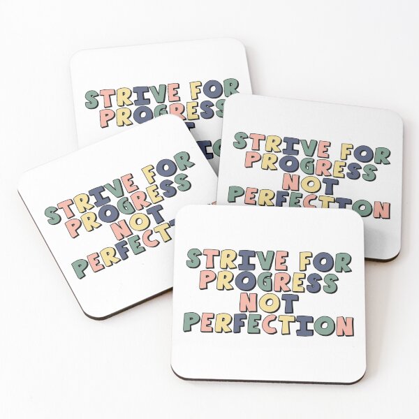 Item preview, Strive for Progress Not Perfection designed and sold by EvyStickersx.