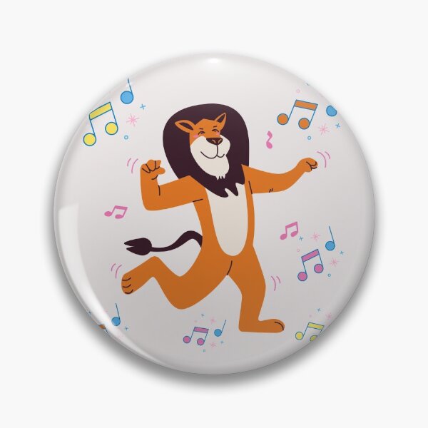 Artikelvorschau, Tanzende Löwe-Musik-Anmerkungs-Digital-Kunst entworfen und verkauft von createdbycam.