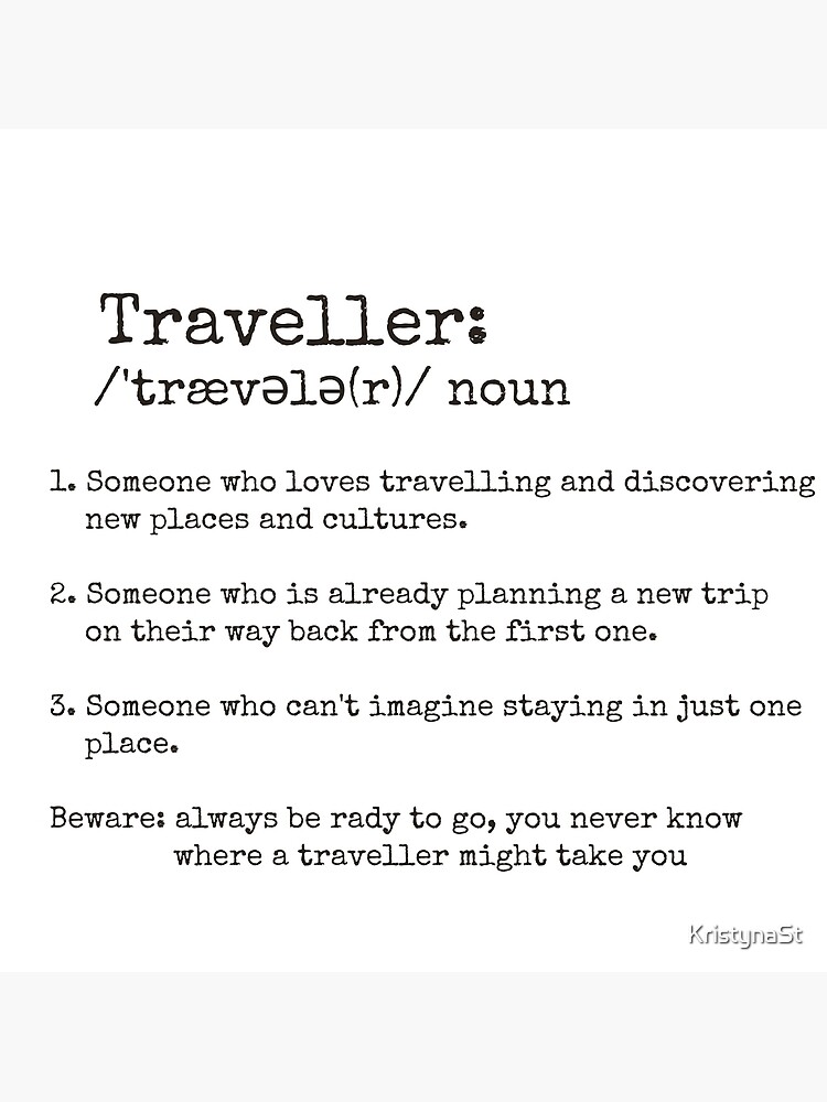traveller official definition