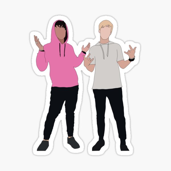 Sam and Colby Sticker