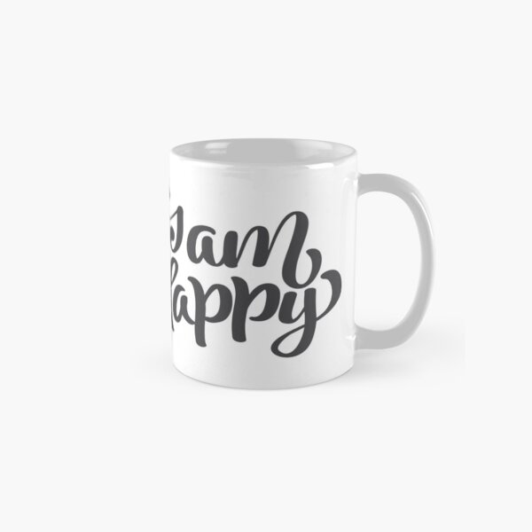 Ich bin glücklich - Blume des Lebens Tasse (Standard)