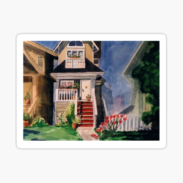 Skinny House Sticker