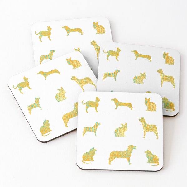 Item preview, Orange Waffles Cats n Dogs Sticker Pack designed and sold by AMSonArt.