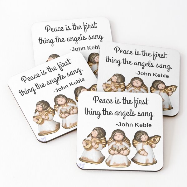 Item preview, Peace is the first thing the angels sang designed and sold by Caregiverology.
