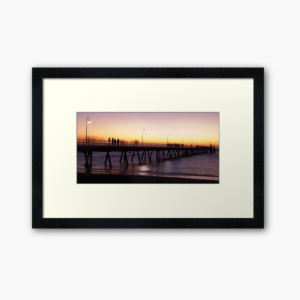 Item preview, Sunset on Glenelg Pier designed and sold by Engagephotos23.