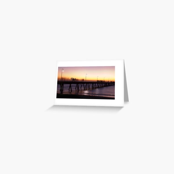 Item preview, Sunset on Glenelg Pier designed and sold by Engagephotos23.