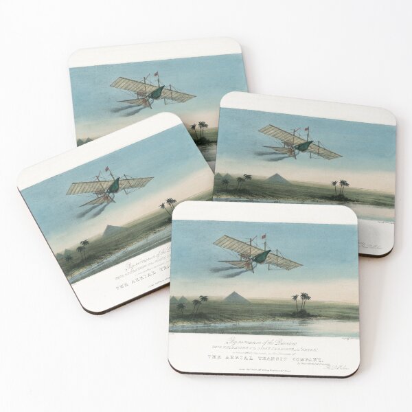 Item preview, The First Carriage Of The Aerial Transit Company - Flying Over Egypt - 1853 designed and sold by warishellstore.