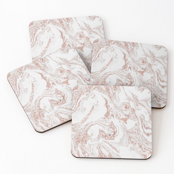 Item preview, Pink and White Marble designed and sold by Julie Erin Designs.