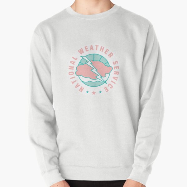 Item preview, National Weather Service logo (pink x teal) designed and sold by Minnip0ps.