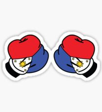 MP Mickey Pacquiao Filipino Flagge Boxhandschuhe von AiReal Bekleidung Sticker