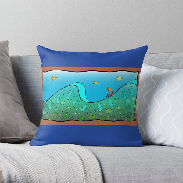 Wanderlust Throw Pillow