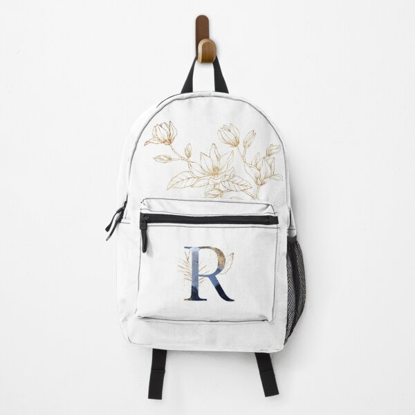 Item preview, Floral Initial Letter R, Monogram Gifts designed and sold by PinkLotusArt.