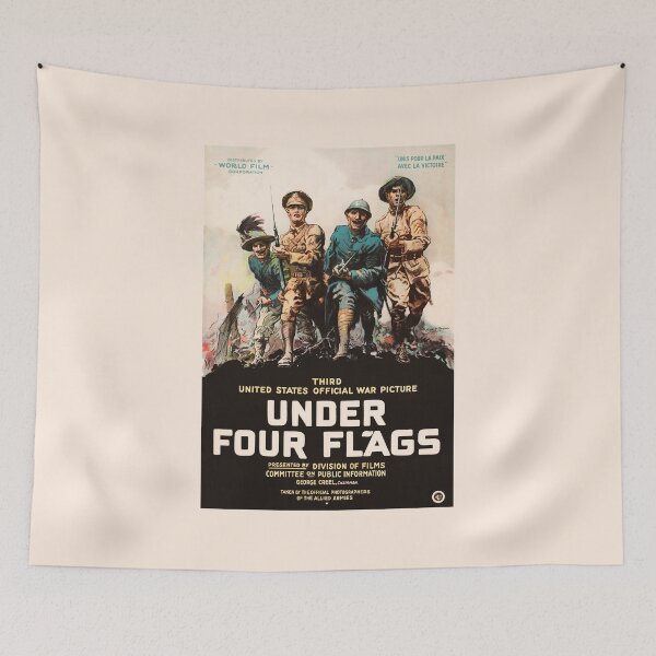 Item preview, Under Four Flags - Third United States Official War Picture - 1918 designed and sold by warishellstore.