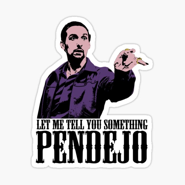 Jesus The Big Lebowski T shirt Let Me Tell You Something Pendejo Color Tshirt Sticker
