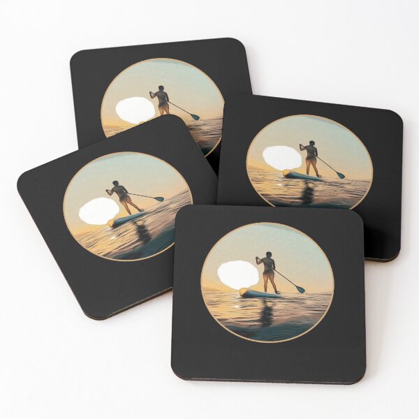 Item preview, Paddleboard Morning Sun designed and sold by Lucky-Devil.