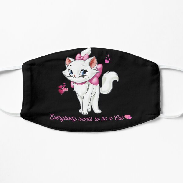 Marie cat - Everybody wants to be a Cat Flat Mask