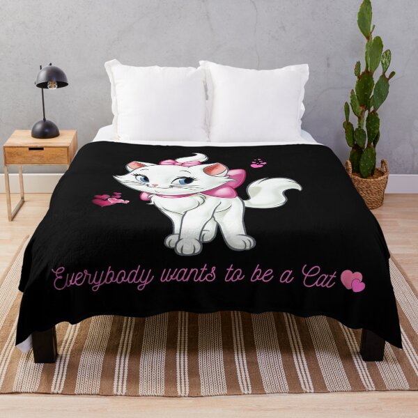 Marie cat - Everybody wants to be a Cat Throw Blanket
