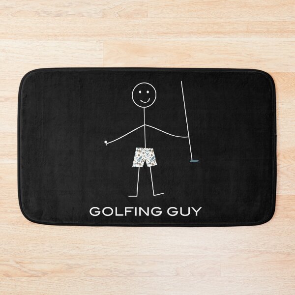 Item preview, Funny Mens Golf Golfing Guy Illustration designed and sold by whyitsme.