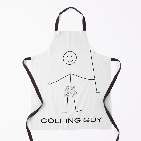 Item preview, Funny Mens Golf Golfing Guy Illustration designed and sold by whyitsme.