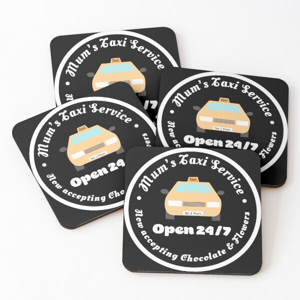 Item preview, Mums Taxi Service, accepting chocolate & flowers  designed and sold by Funful.