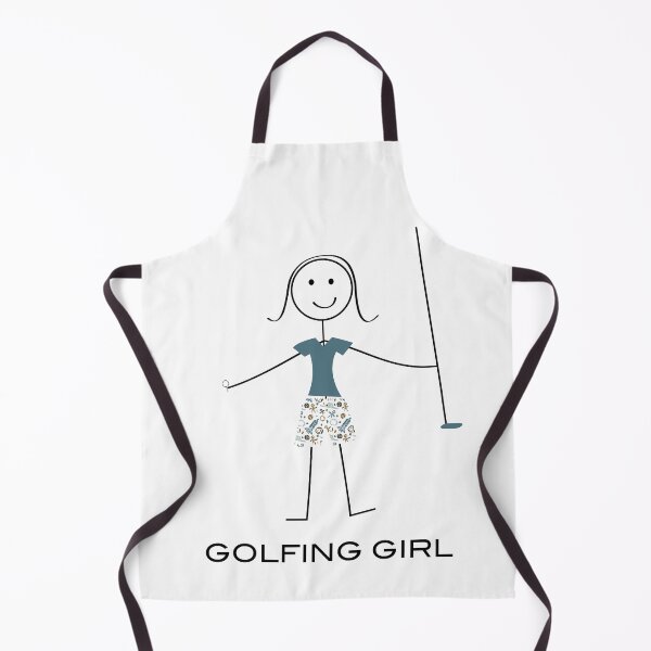 Item preview, Funny Womens Golf Golfing Girl Illustration designed and sold by whyitsme.