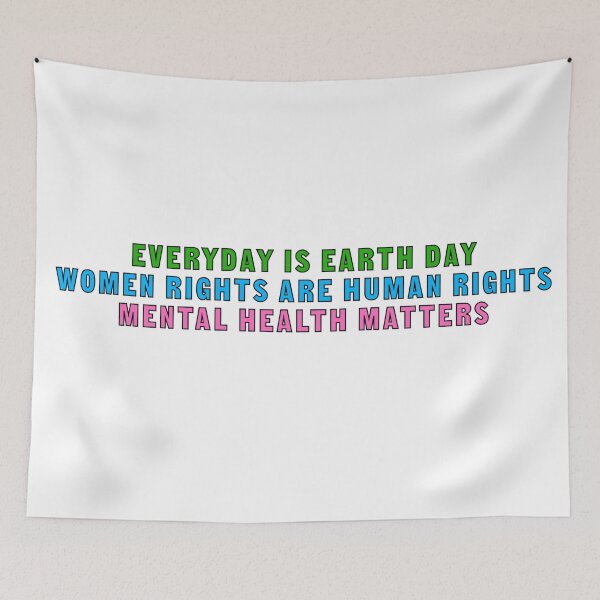 Item preview, Earth Day, Women Rights, Mental Health designed and sold by elizabethlumbis.