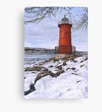 Little Red Lighthouse Canvas Print