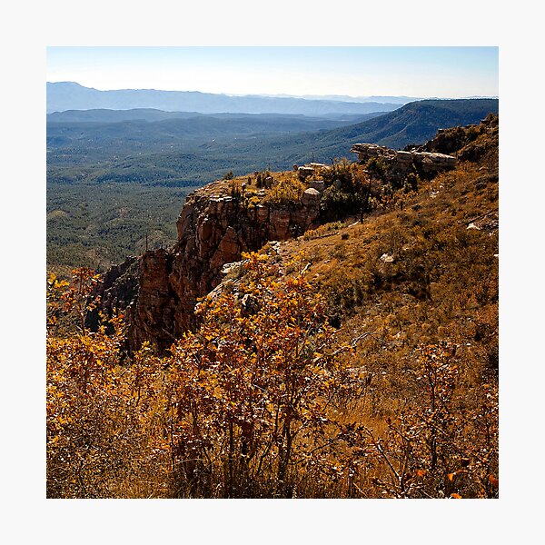 Mogollon Rim Country Autumn View Photographic Print