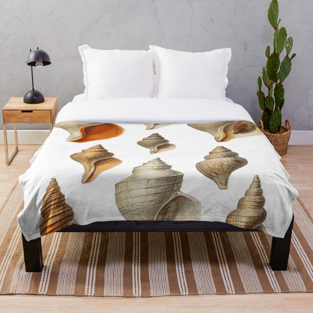Molluscs of the Northern Seas 2 Throw Blanket