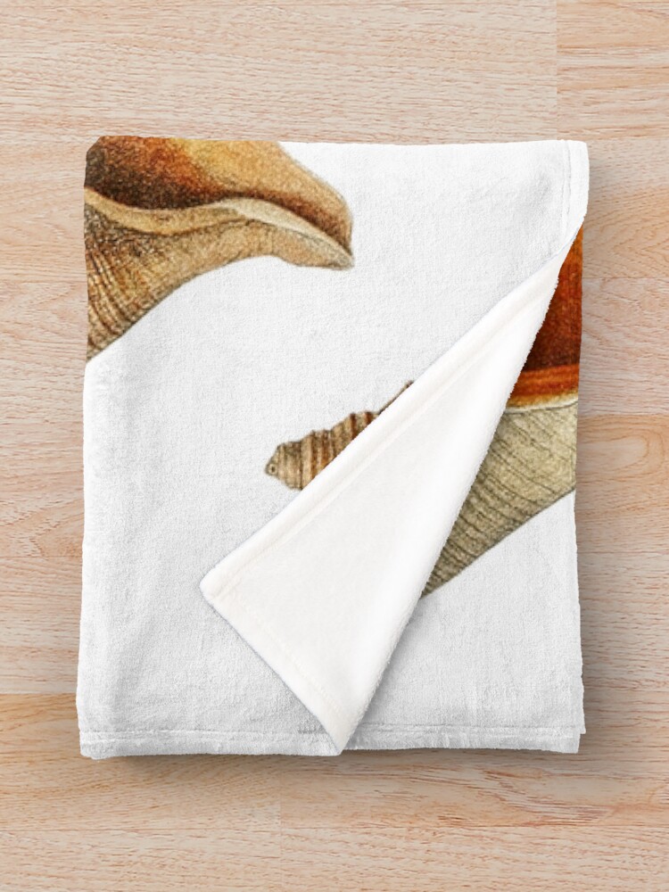 Alternate view of Molluscs of the Northern Seas 2 Throw Blanket
