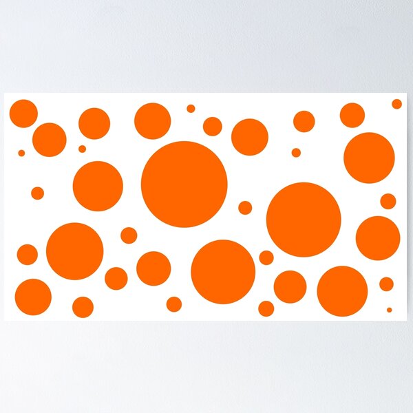 Item preview, Orange is the new black, orange dots designed and sold by ewelina500.
