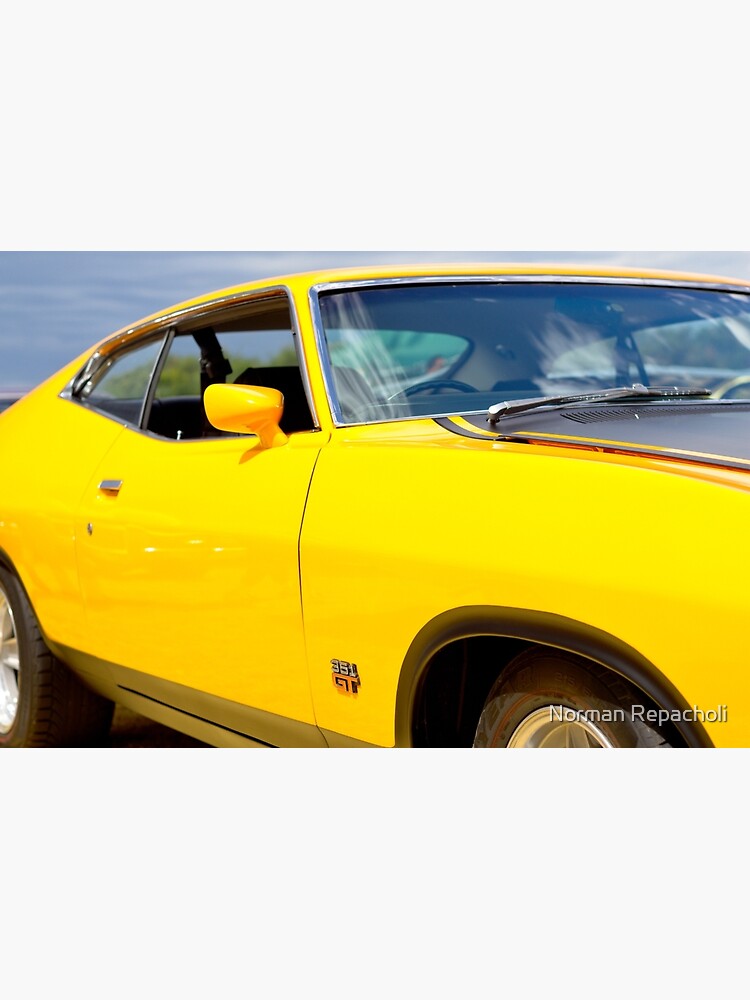 Yellow Ford XA coupe by keystone