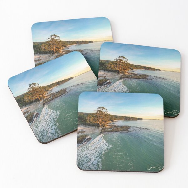 Item preview, Adventure Bay drone shot of Two Tree Point, Bruny Island, Tasmania designed and sold by Sean De Freitas.