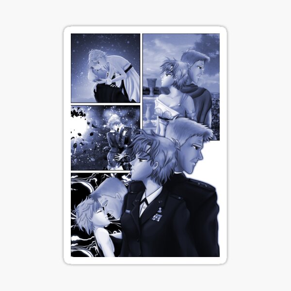 Stargate SG-1 - Sam & Jack - Manga Page Remix Sticker