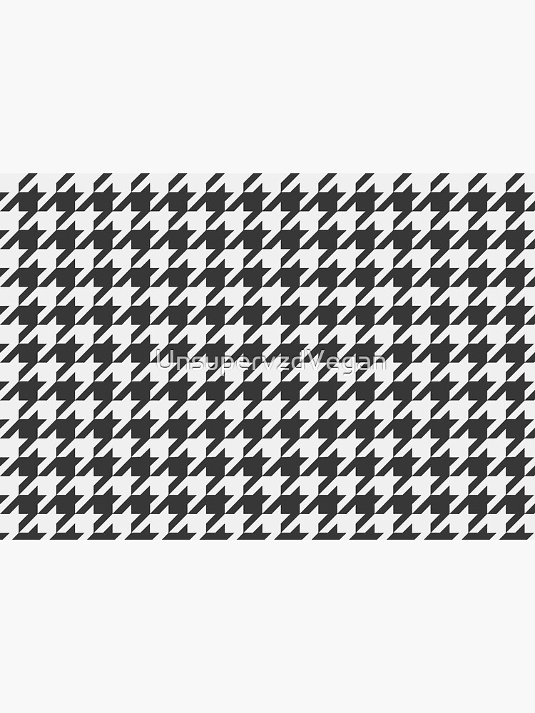 911 50th Anniversary Pepita Cloth - Black by UnsupervzdVegan
