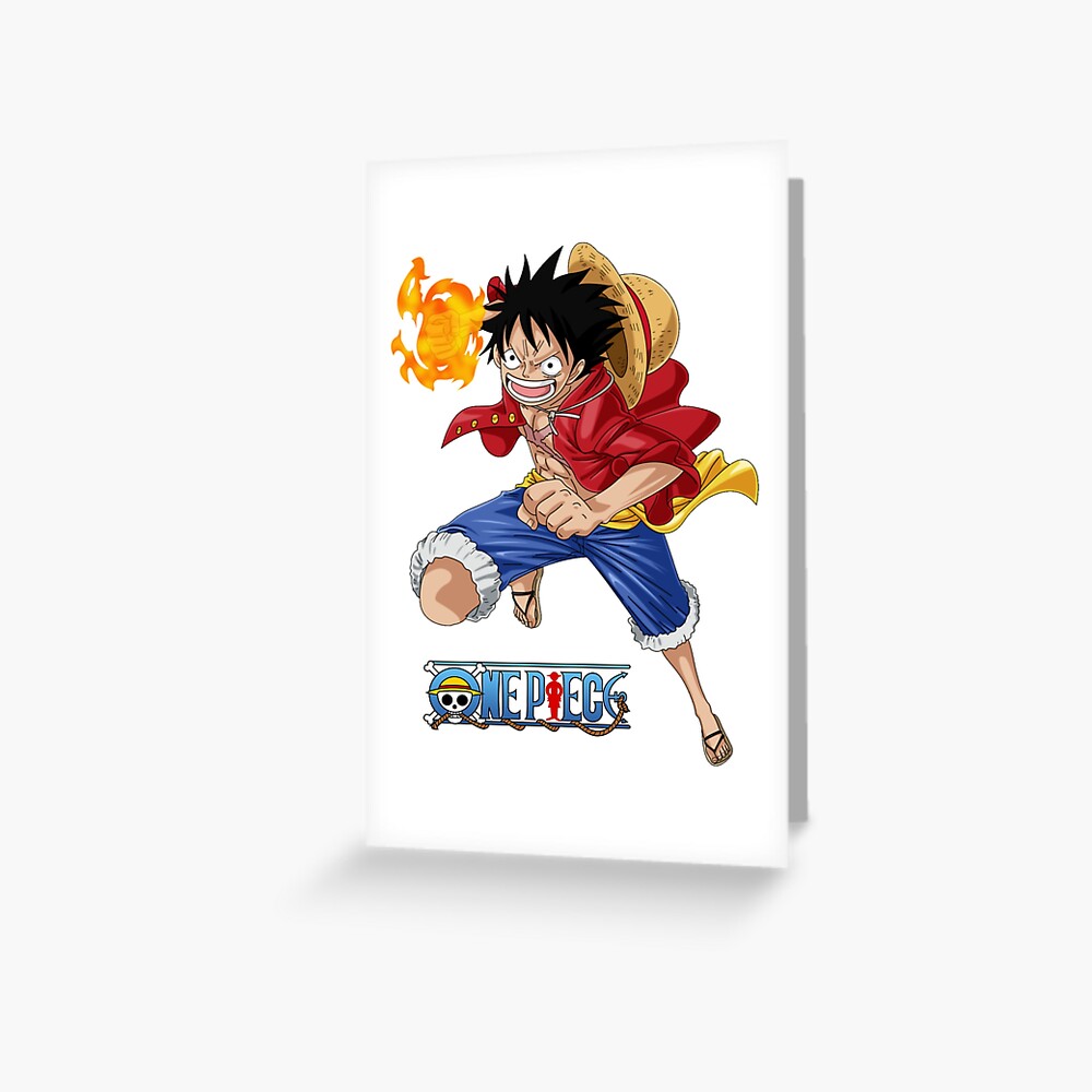 One Piece T Shirt Greeting Card By Scream1212 Redbubble