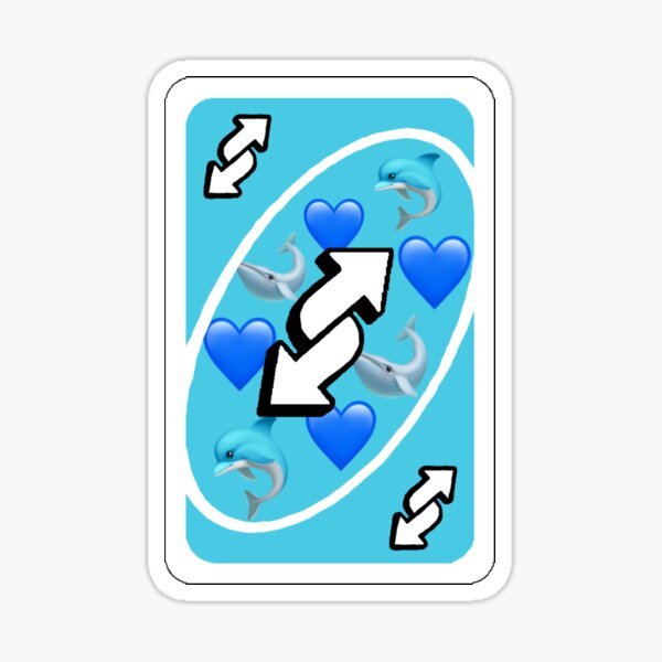 UNO reverse heart card | Sticker