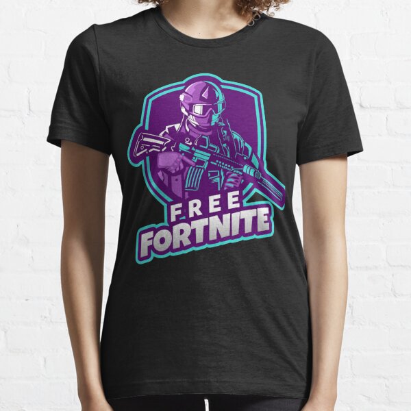 Free Fortnite T Shirts Redbubble - roblox gun t shirt free