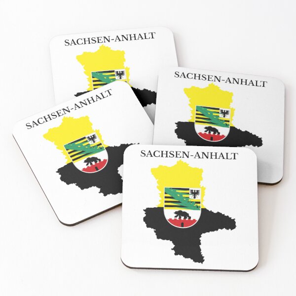 Item preview, Saxony-Anhalt, Sachsen-Anhalt Map Flag, Germany designed and sold by marosharaf.