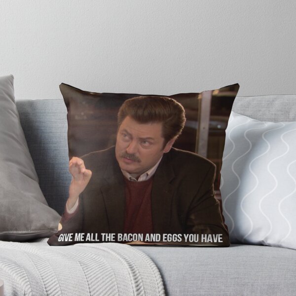 Item preview, Ron Swanson--Give Me all the Bacon and Eggs You Have designed and sold by dundermifflin96.