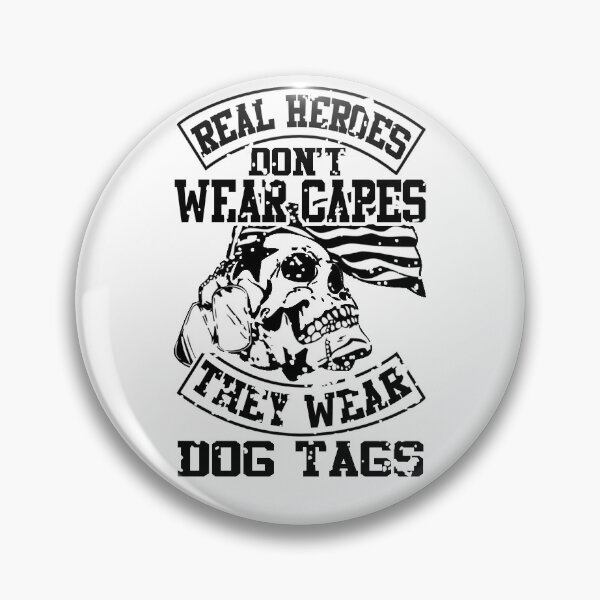 Item preview, Los héroes usan placas de identificación designed and sold by WolfGraphics.