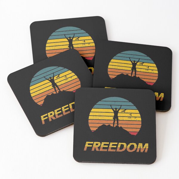 Item preview, RETRO FREEDOM QUOTE designed and sold by thebearderhood.